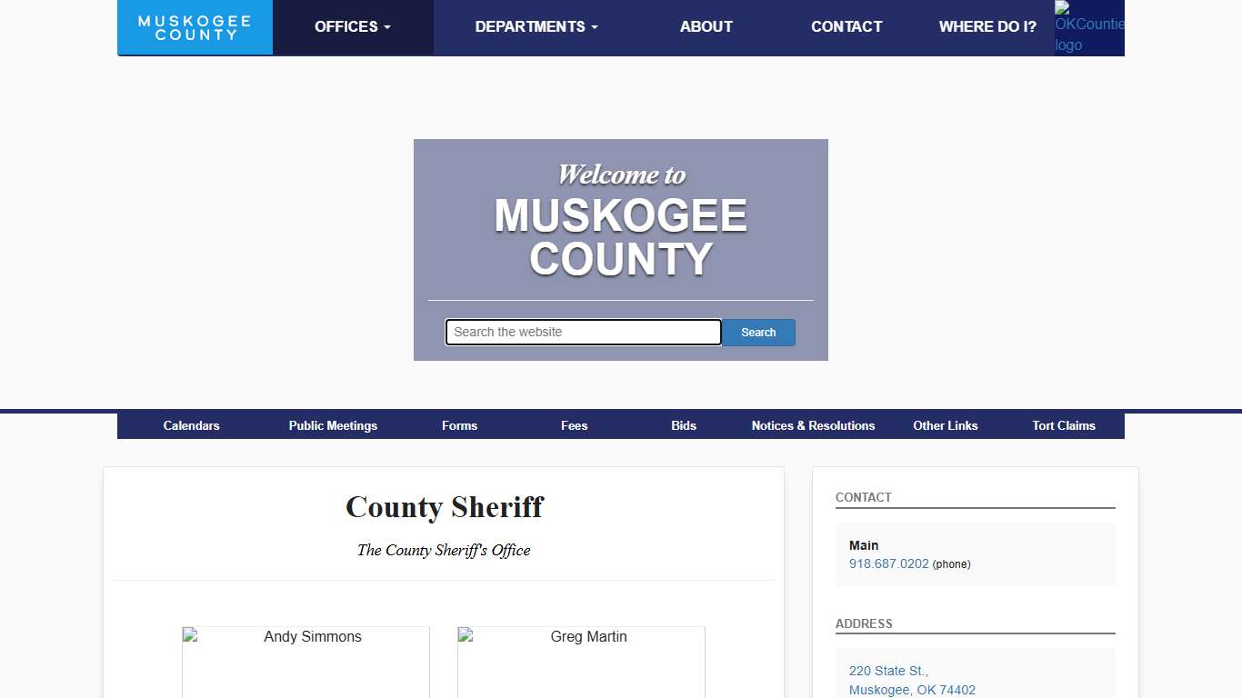 County Sheriff